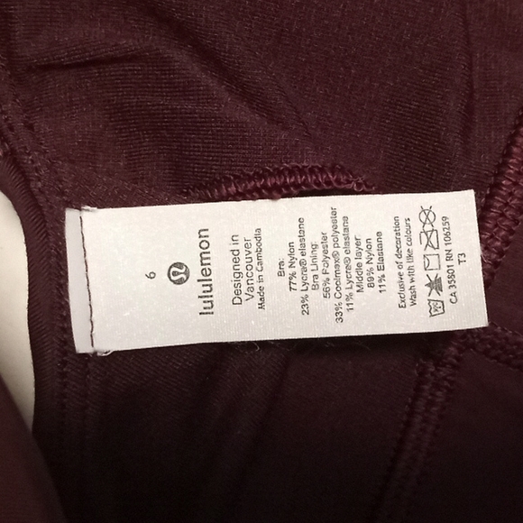 Lululemon Athletica Energy Bra Size 6 - Picture 4 of 5